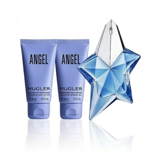 Mugler Angel | Eau de Parfum 25ml + Body Lotion 50ml + Shower Gel 50ml Gift Set