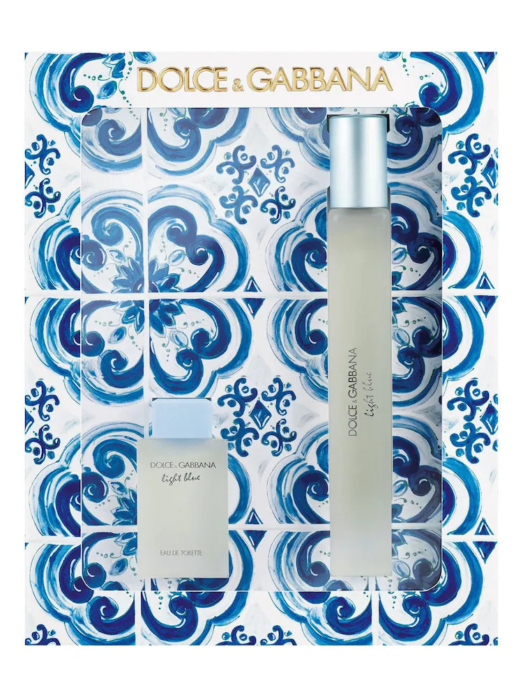 Dolce & Gabbana Light Blue 10ml Eau de Toilette + 5ml Splash Mini Gift Set for Women