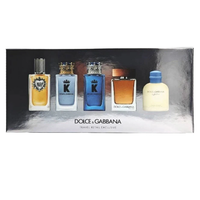 Dolce &amp; Gabbana Menâ€™s Mini Set 4 x 5ml â€“ Devotion, K, and The One (EDT &amp; EDP)