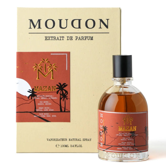 Moudon Mazan Extrait de Parfum 100ml – A Bold Blend of Citrus, Spice & Woods