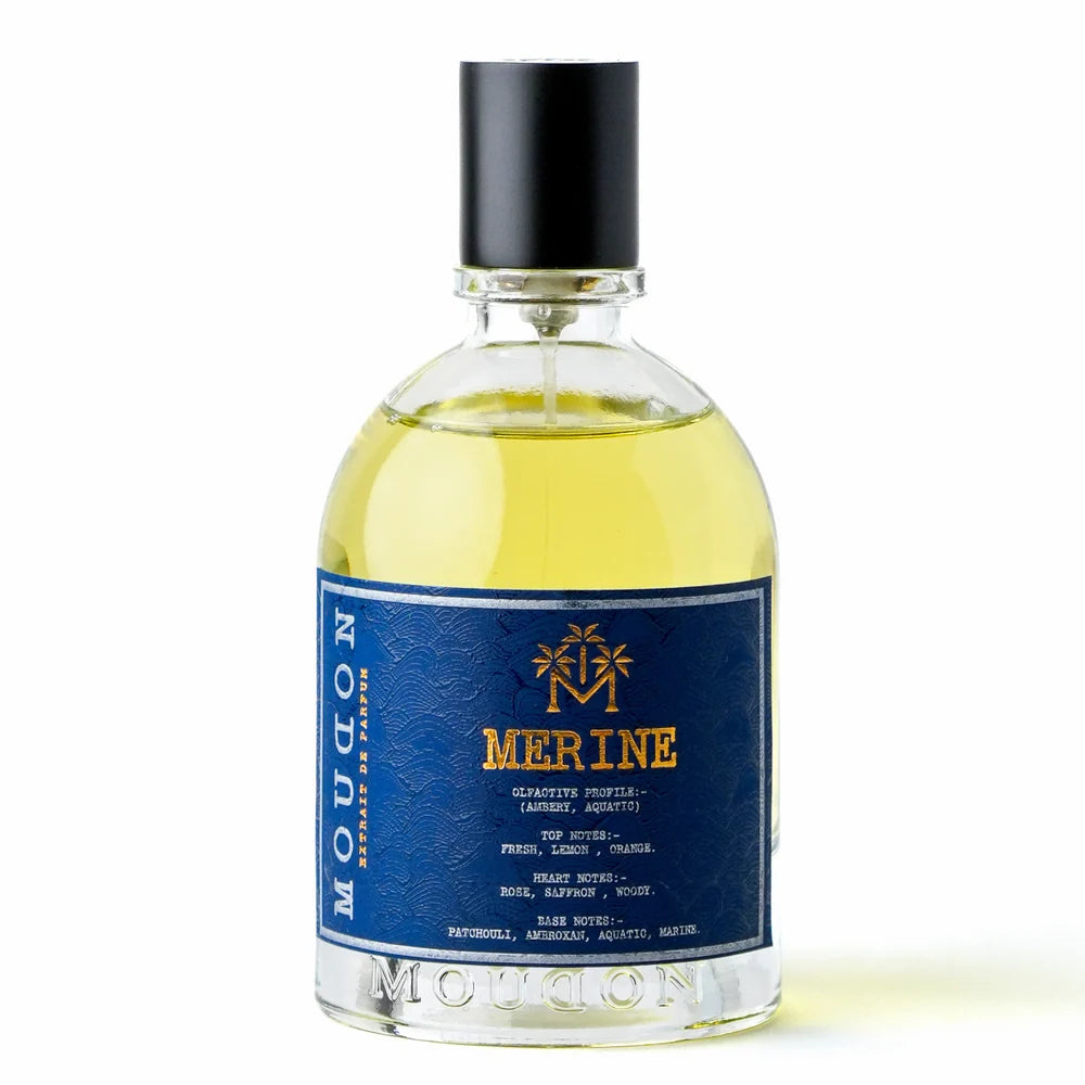 Moudon Merine Extrait de Parfum 100ml – A Fresh Citrus & Spicy Unisex Fragrance