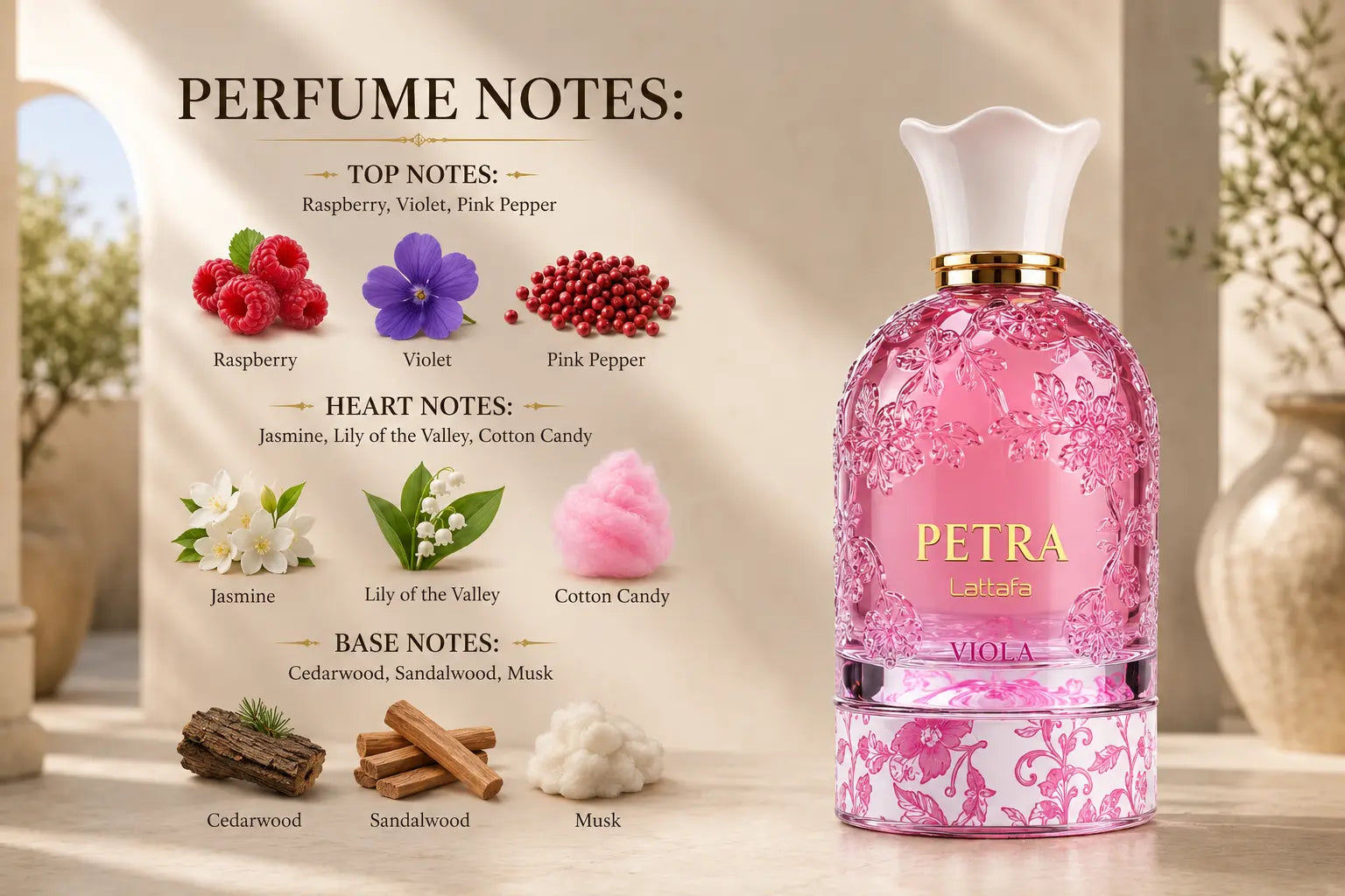Lattafa Petra Viola 75ml Eau de Parfum Spray for Women