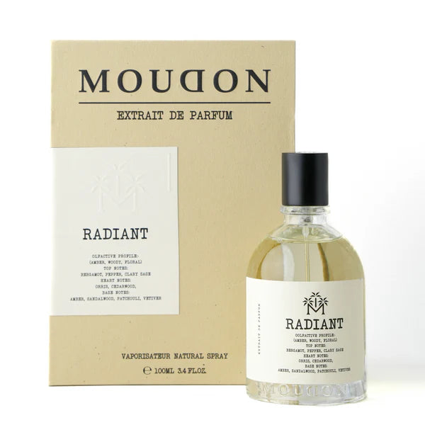 Moudon Radiant Extrait de Parfum 100ml – A Bright & Sophisticated Unisex Fragrance