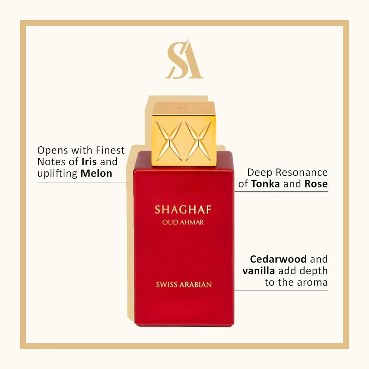 Swiss Arabian Shaghaf Oud Ahmar 75ml CPO