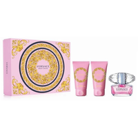 Versace Bright Crystal Eau de Toilette Spray 50ml, Shower Gel 50ml & Body Lotion 50ml Gift Set