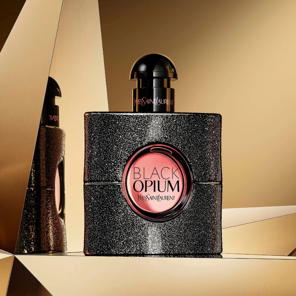 Yves Saint Laurent Black Opium EDP 50ml, 10ml Travel Spray & Lash Clash Mascara 2ml Gift Set for Women