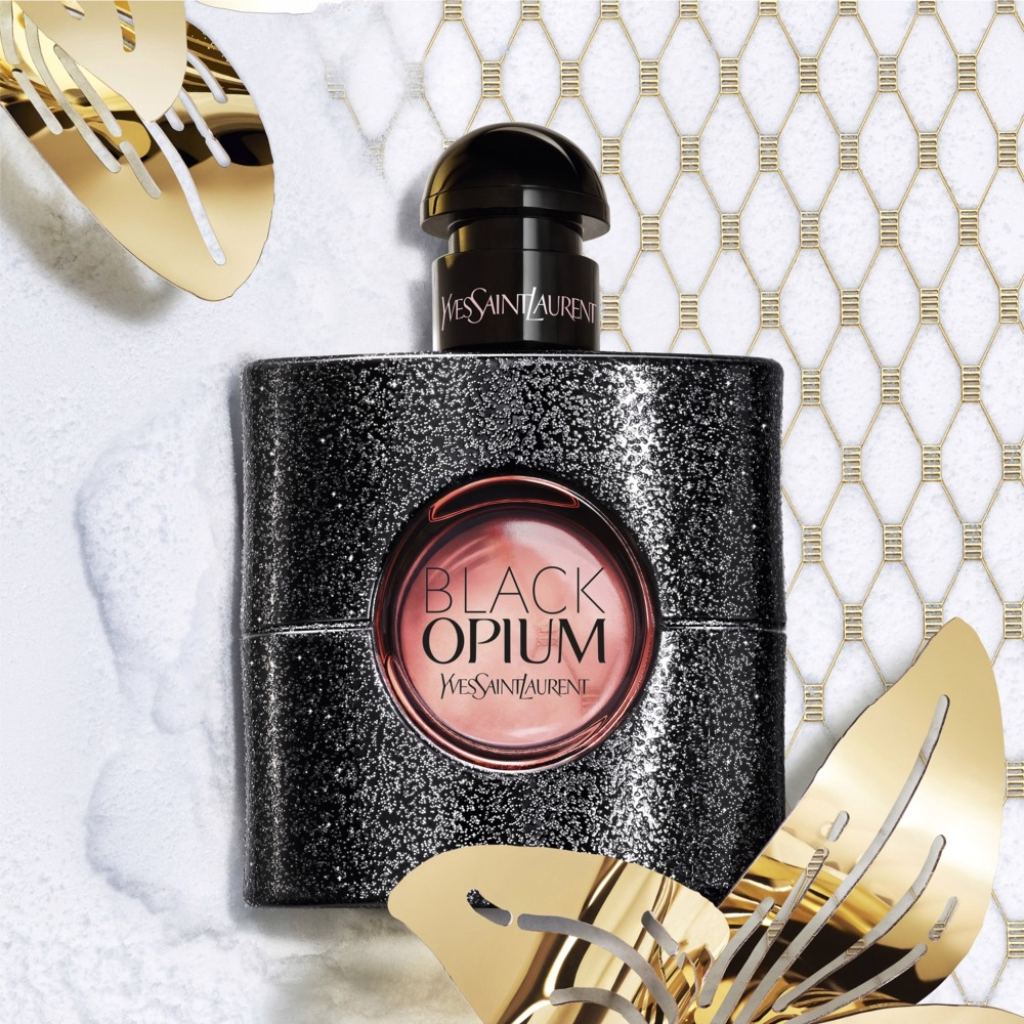 Yves Saint Laurent Black Opium EDP 50ml, 10ml Travel Spray & Mini Lipstick Gift Set for Women