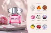 Versace Bright Crystal For Women Eau De Toilette 4pcs set