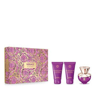 Versace Dylan Purple Eau de Parfum Spray 50ml, Shower Gel 50ml & Body Lotion 50ml Gift Set