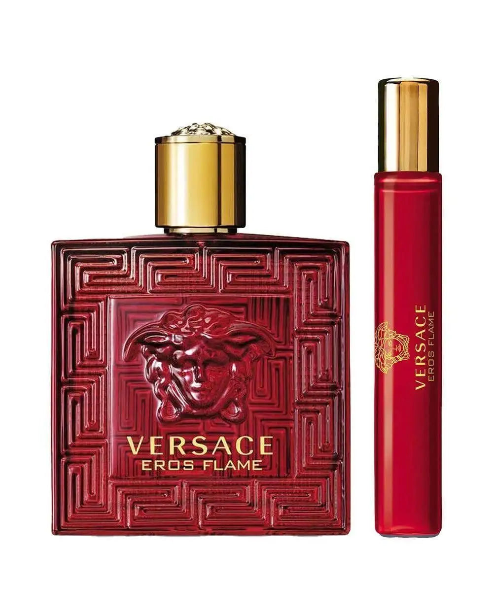 Versace Eros Flame 100ml EDP Spray / 10ml EDP Spray / Toiletry Bag