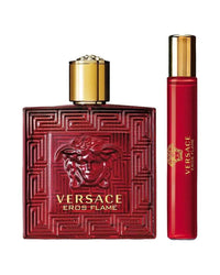 Versace Eros Flame 100ml EDP Spray / 10ml EDP Spray / Toiletry Bag