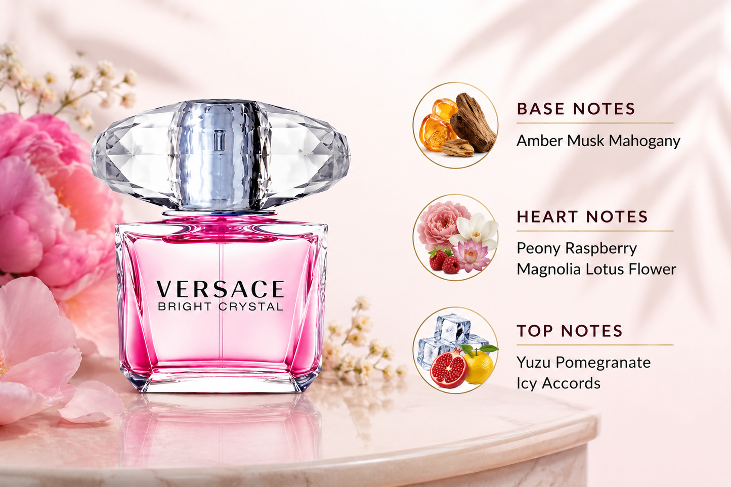 Versace Bright Crystal Absolu For Women Eau De Parfum 4pcs set