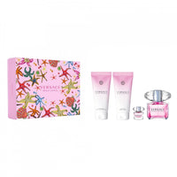 Versace Bright Crystal For Women Eau De Toilette 4pcs set